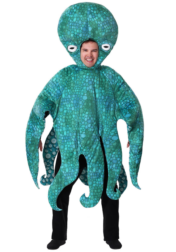 Blue Adult Octopus Costume