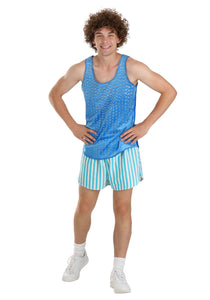 Blue Richard Simmons Adult Costume