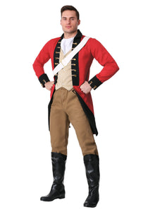 British Red Coat Plus Size Costume for Adults