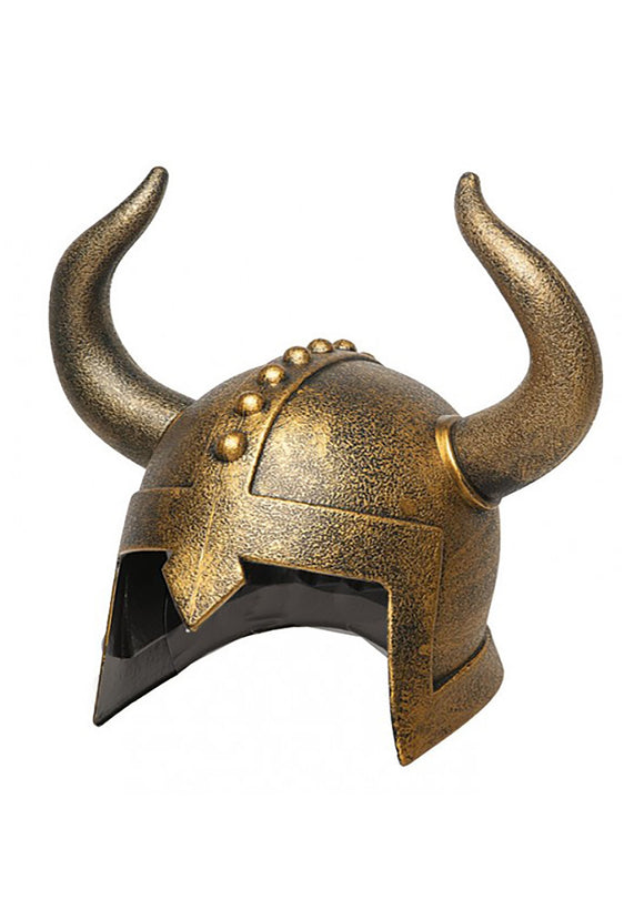 Bronze Horned Adult Helmet