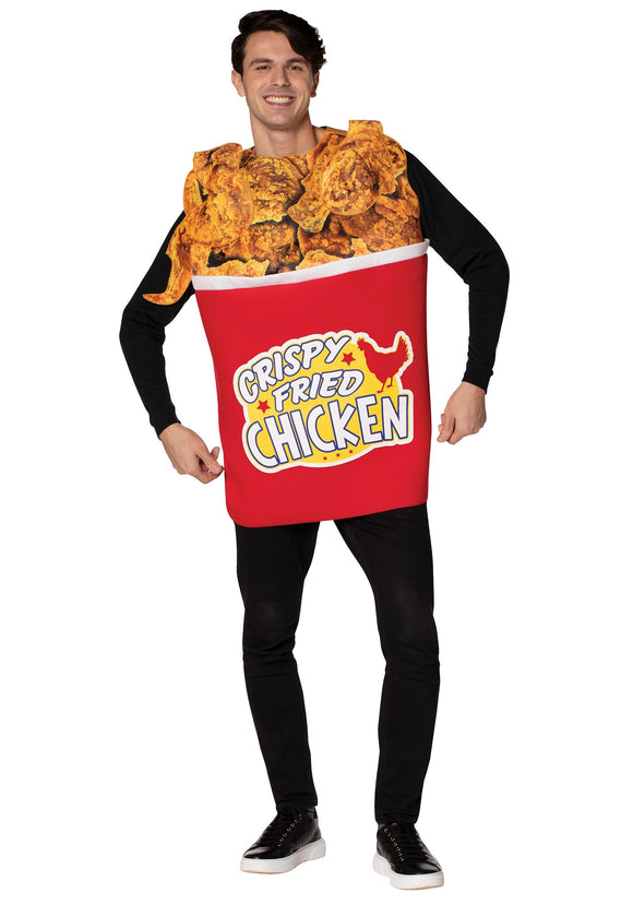 Bucket of Fried Chicken Adult Costume