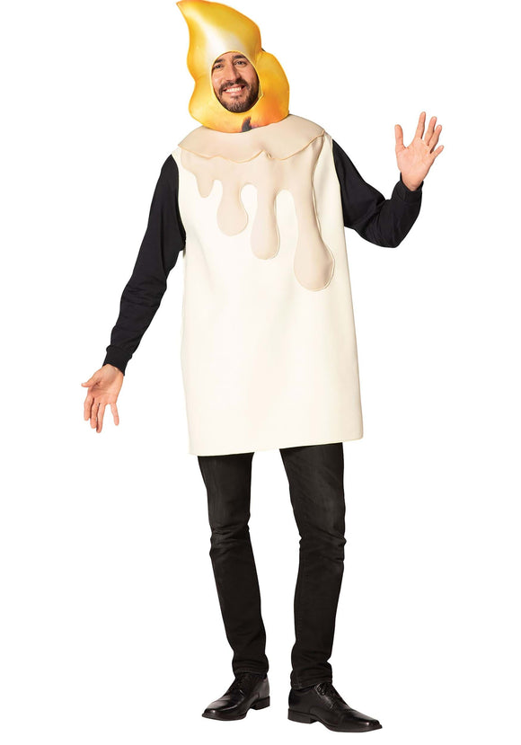 Adult White Candle Costume