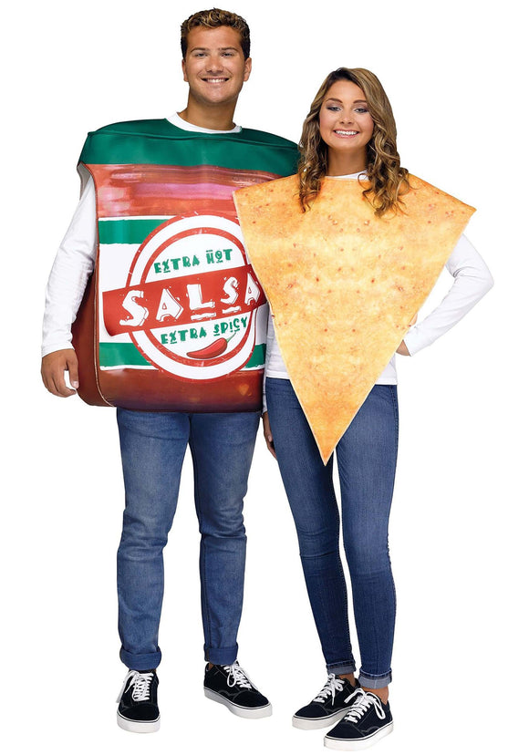 Chips and Salsa Couple's Adult Costume