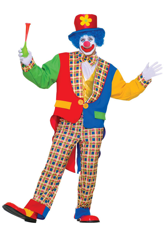 Adult Clown Costume - Men's Clown Halloween Costumes