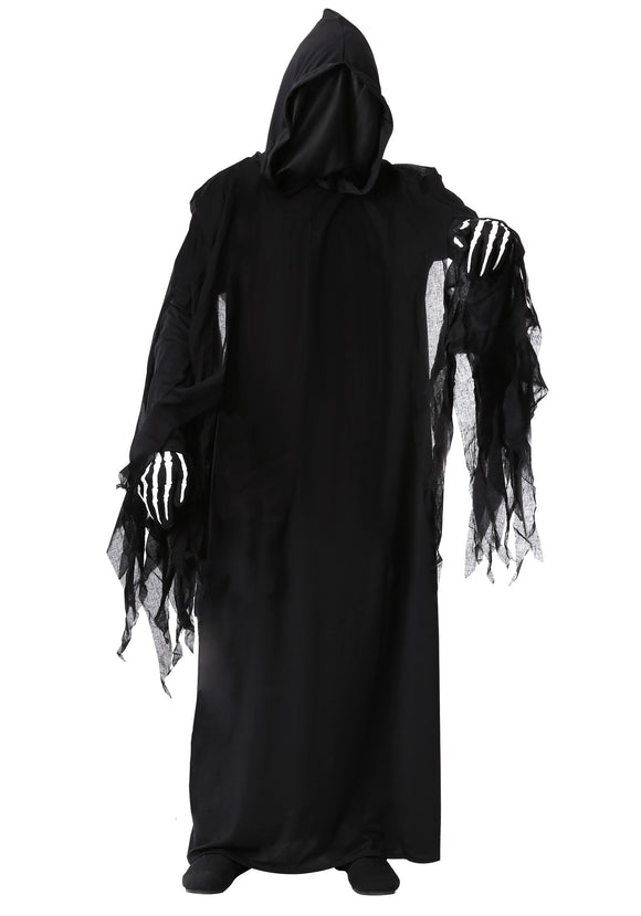 Adult Dark Reaper Costume W/ Hooded Robe | Scary Costume