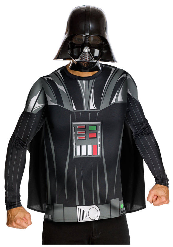 Adult Darth Vader Costume Top and Mask