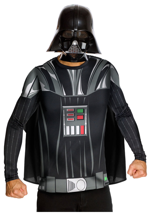 Adult Darth Vader Costume Top and Mask