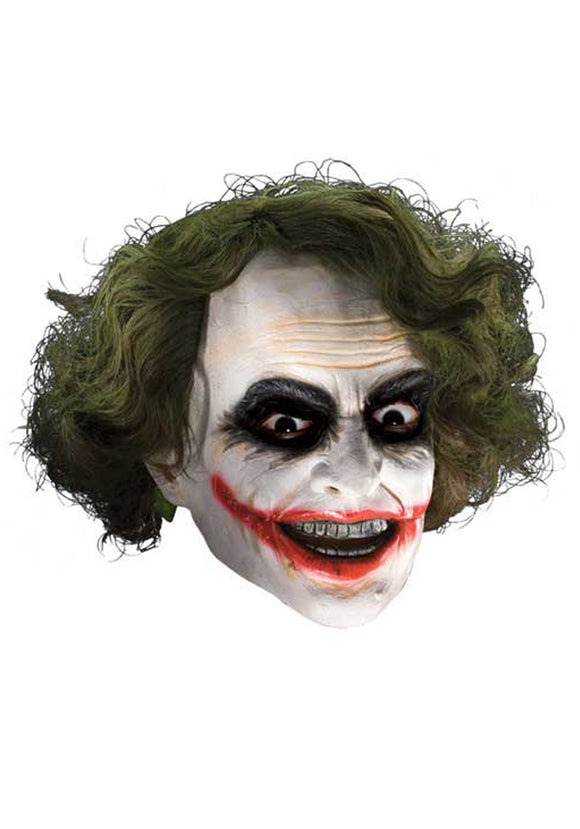 Adult Deluxe Joker Mask with Hair