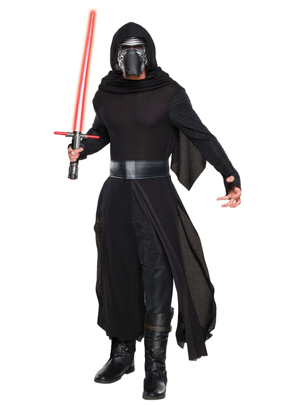 Adult Deluxe Star Wars The Force Awakens Kylo Ren Villain Costume