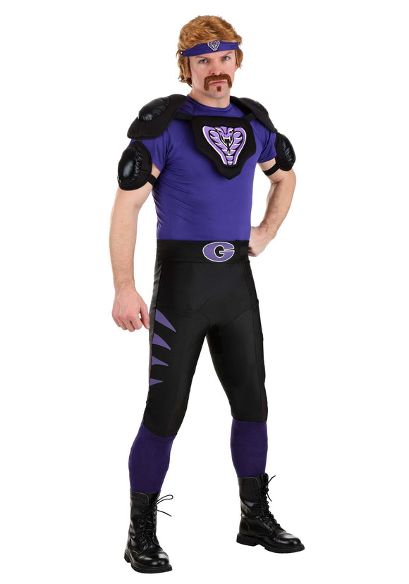 Dodgeball Purple Cobra Costume for Adults