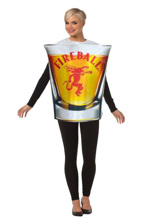 Fireball Shot Glass Adult Costume