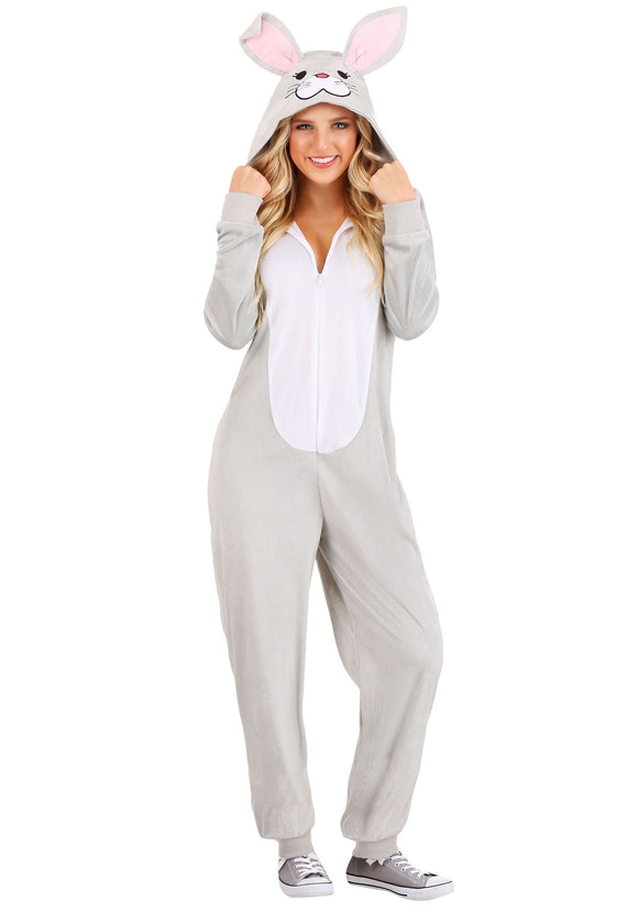 Funny Bunny Onesie for Adults