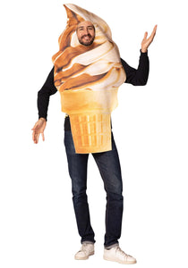 Get Real Ice Cream Swirl Cone Adult Costume