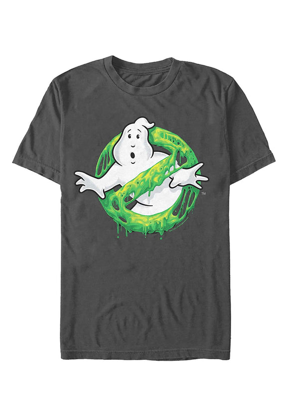 Adult Ghostbusters Logo Slimy Glow in the Dark T-Shirt for Adults