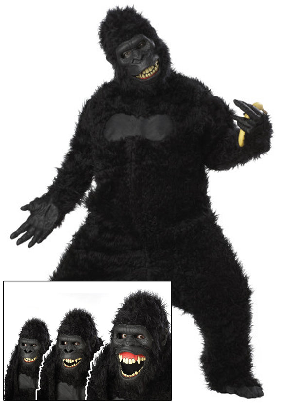 Adult Goin Ape Gorilla Costume