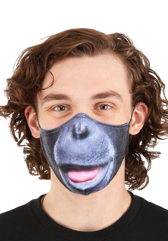 Gorilla Sublimated Face Mask for Adults