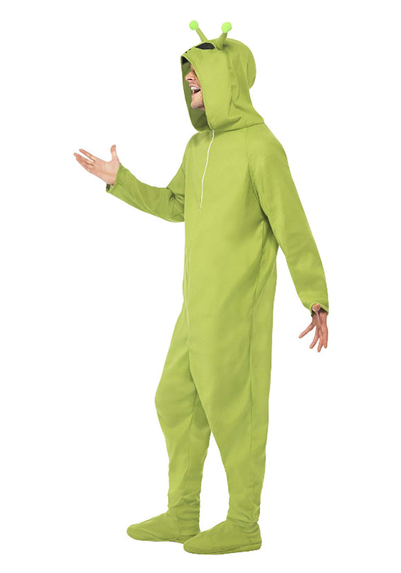 Green Alien Adult Jumpsuit Costume