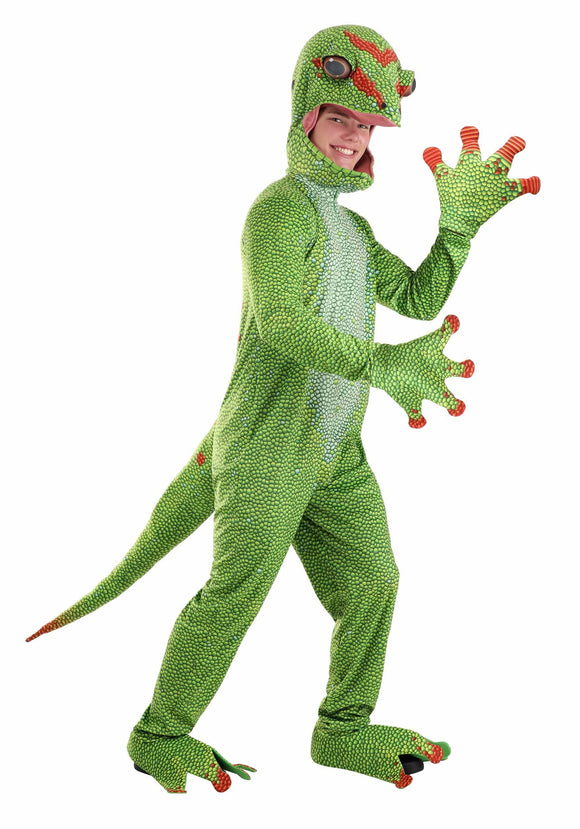 Green Gecko Adult Costume