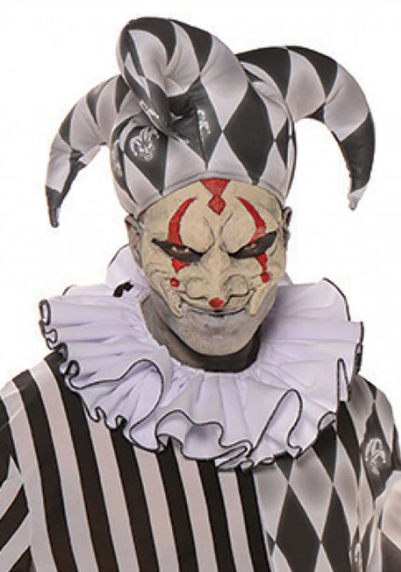 Harlequin Clown Collar for Adults