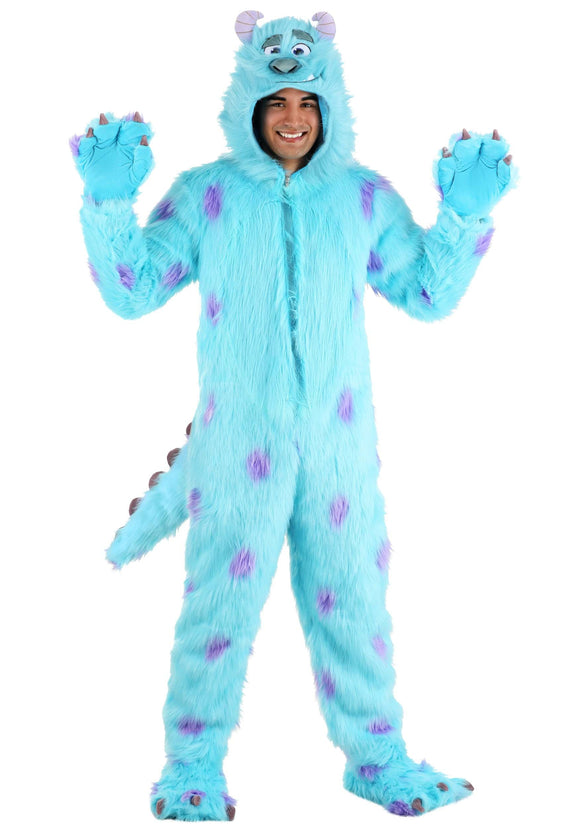Hooded Disney Monsters Inc Sulley Adult Costume
