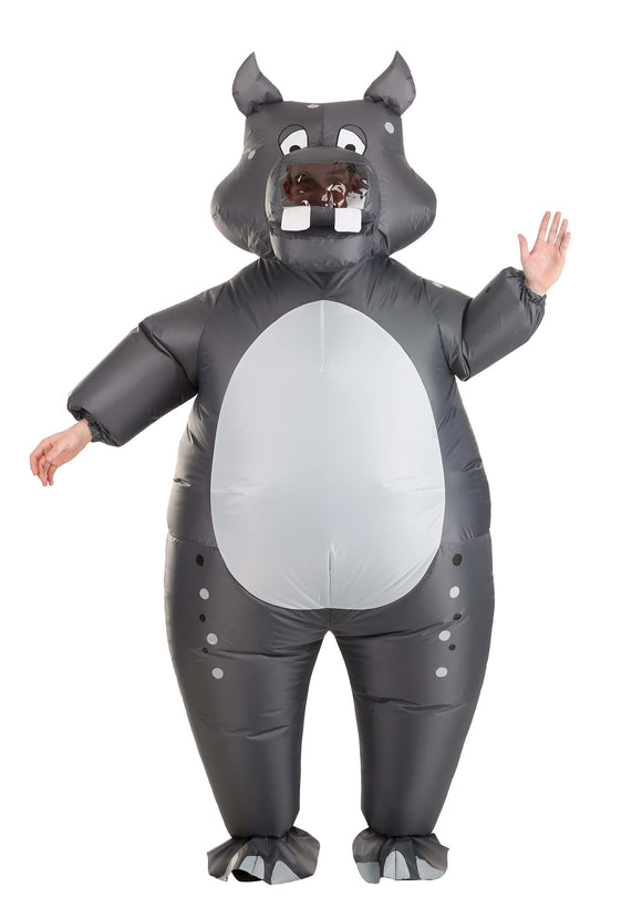 Inflatable Hippo Costume for Adults