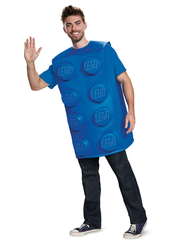 LEGO Blue Brick Costume for Adults