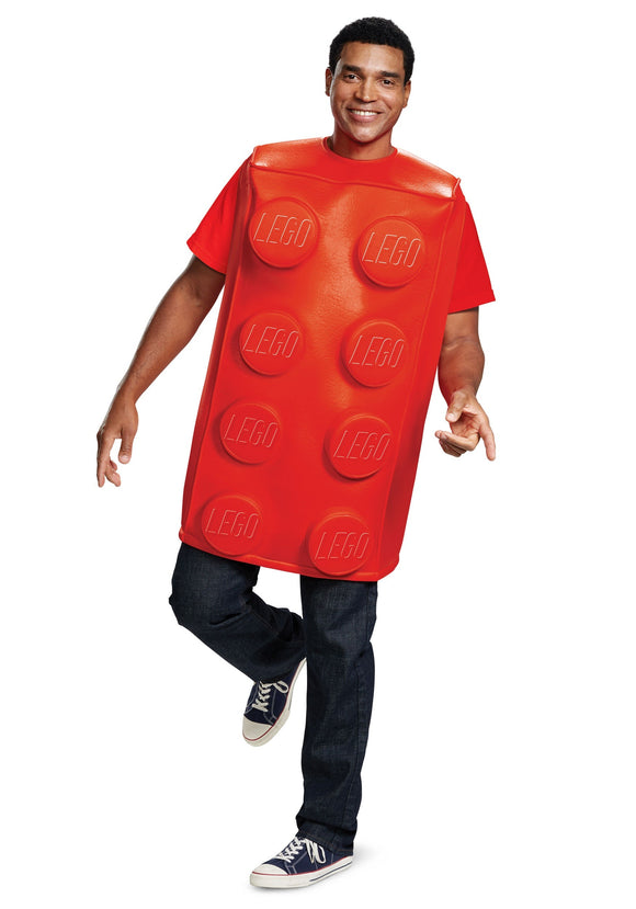 Red Brick LEGO Costume for Adults