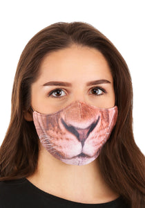 Lion Sublimated Face Mask for Adults