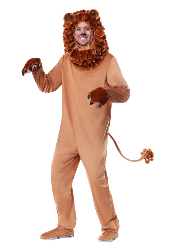 Lovable Lion Costume for Adults
