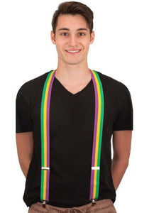Mardi Gras Adult Suspenders