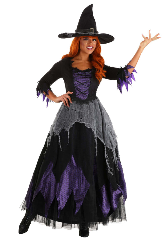Midnight Purple Witch Women's Costume
