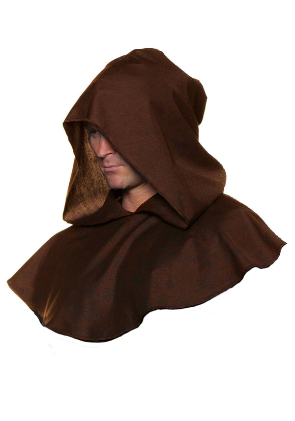 Brown Adult Monk Hood