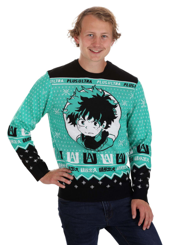 My Hero Academia Ugly Christmas Sweater for Adults