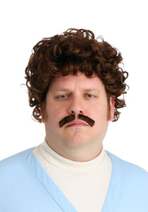 Nacho Libre Wig & Mustache for Adults