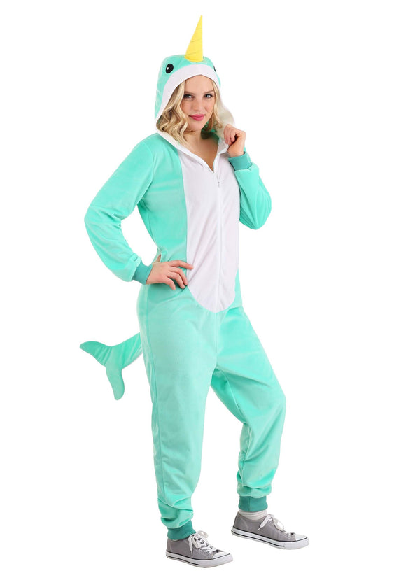 Narwahl Adult Onesie Costume