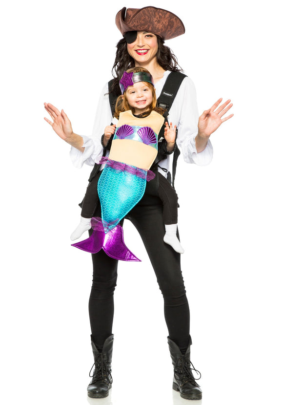 Adult Pirate and Mermaid Toddler Mommy and Me Costume