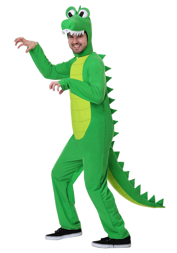 Plus Size Goofy Adult Gator Costume