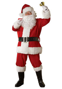 Adult Plus Regal Santa Plush Costume