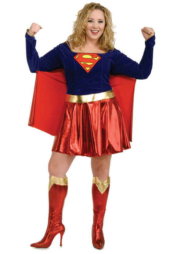 Adult Plus Size Supergirl Costume