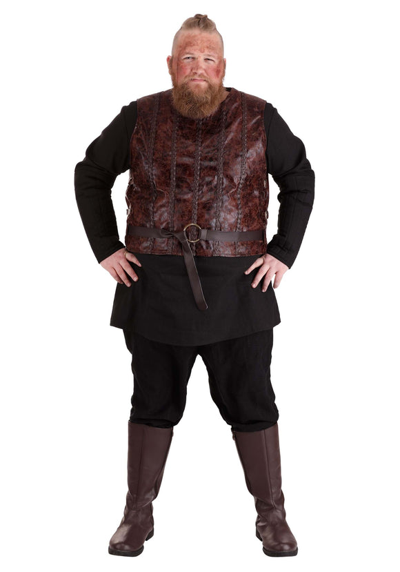 Men's Plus Size Vikings Bjorn Ironside Costume