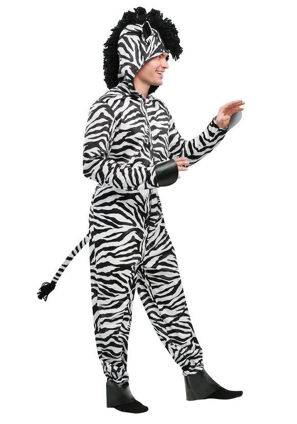 Plus Sized Adult Zebra Costume 2X