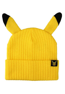 Pokemon Pikachu 3D Cosplay Cuff Beanie