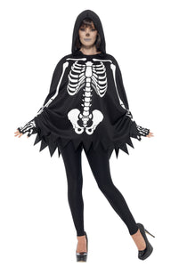 Poncho Skeleton Costume for Adults