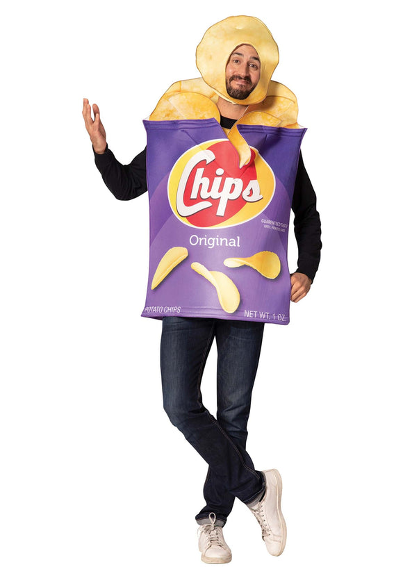 Potato Chip Bag Adult Costume