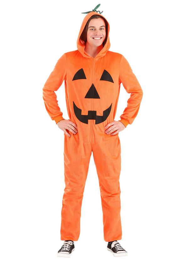 Adult Jumpsuit Pumpkin Costume