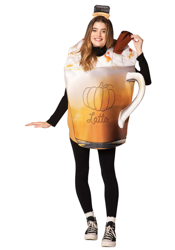 Pumpkin Spice Latte Adult Costume