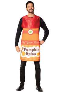 Pumpkin Spice Seasoning Adult Costume