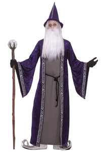 Adult Purple Wizard Costume - Wizard Halloween Costumes