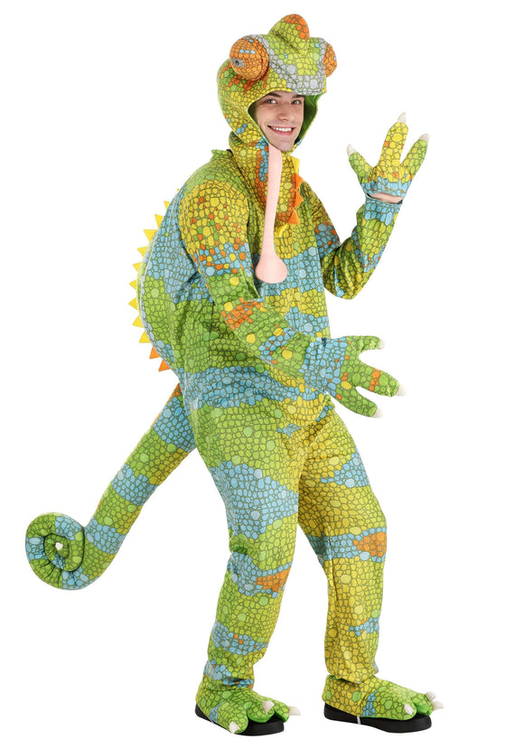 Realistic Adult Chameleon Costume