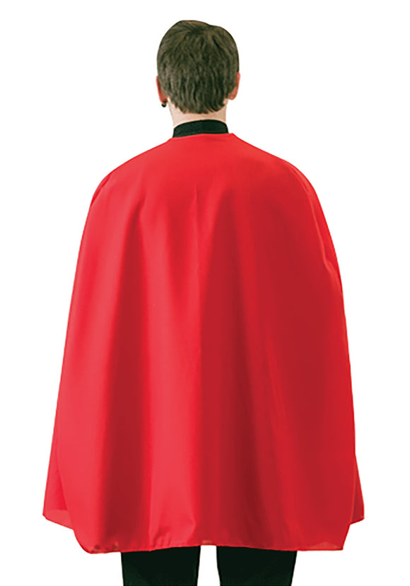 Red Superhero Adult Cape